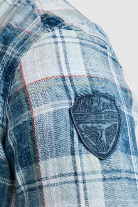 PME legend long sleeve shirt indigo yarndyed